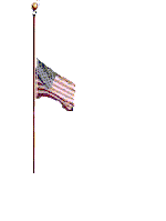 U.S. flag flying at half staff