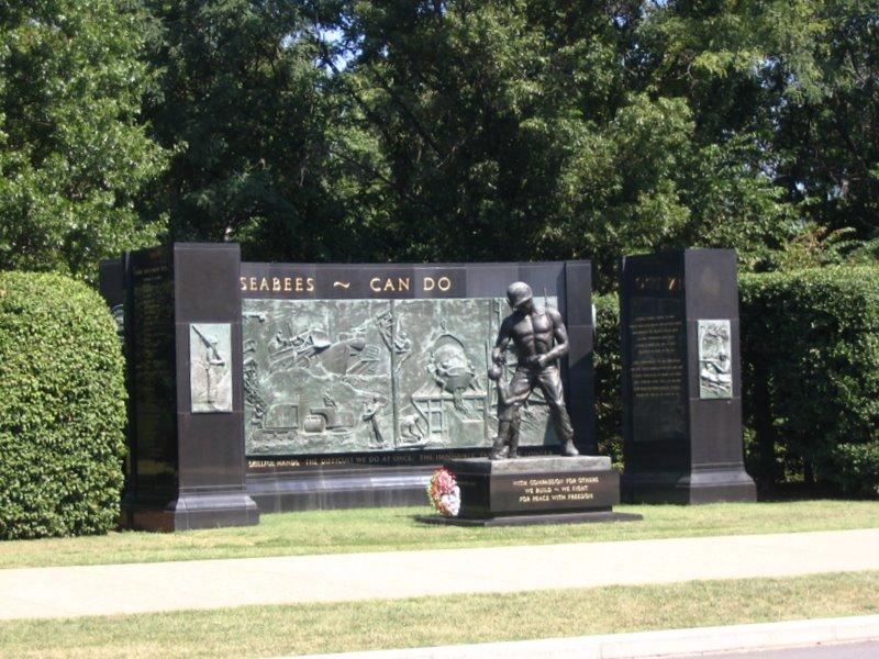 IMG_2850.jpg - Seabees Memorial just outside Arlington National Cemetery : "The difficult we do at once. The impossible takes a bit longer."